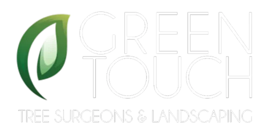 green touch white logo